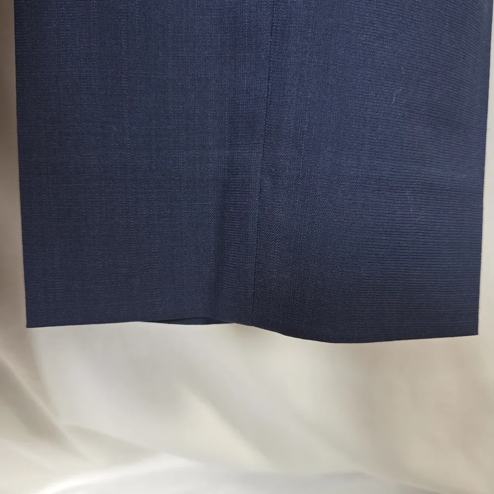 Louis Vuitton Rare Uniforms Mens Navy Slim HEMMED Trousers Size EU 44/US 28